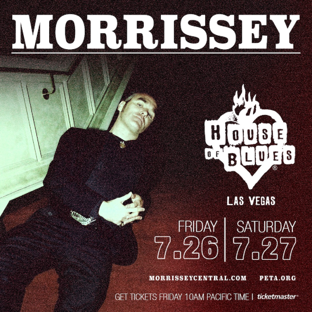 MORRISSEY Presale Access for Las Vegas Shows