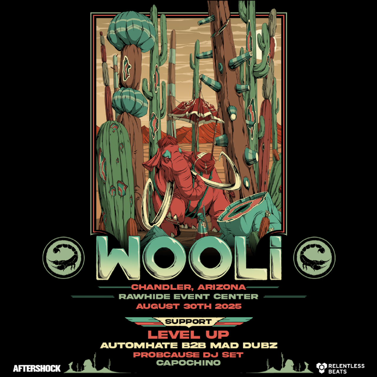 08.30 - Chandler, AZ @ Rawhide Event Center by Wooli | Laylo