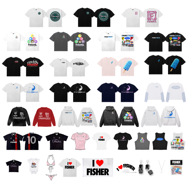 FISHER November Merch Drop Nov. 14th by FISHER