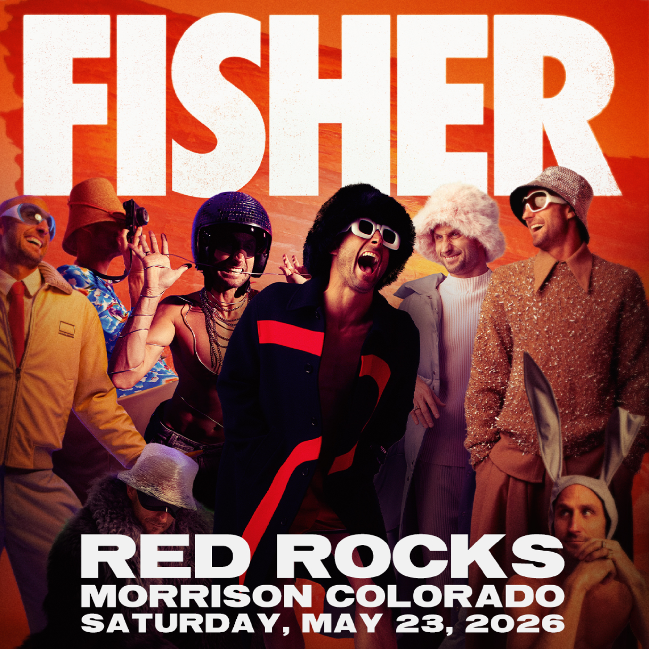 RED ROCKS: MAY 23, 2026 by FISHER | Laylo