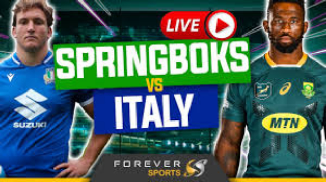 +![TOTAL SPORTEK]...Italy vs South Africa Springboks Rugby Live 𝗦𝘁𝗮𝗿𝗲𝗮𝗺 ...